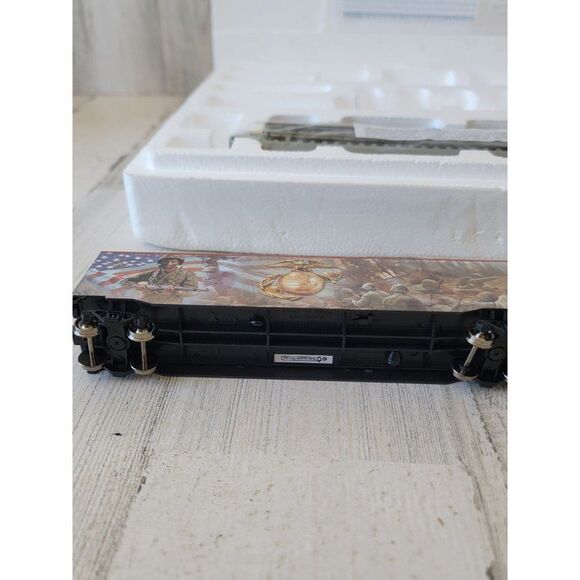 Hawthorne Quadalcanal Box Car & Semper Fi Caboose village train xmas - Picture 11 of 12